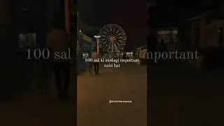 100 साल की जिंदगी 🔥 |@ShreshkarMaurya |#shreshkar #motivation ##shorts