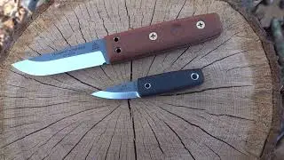 Tops Knives Tanimboca Puukko Vs Mini Tanimboca Puukko Knife