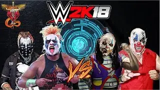 WWE 2K18 Psycho Clown y Pagano VS Totalmente Traidores
