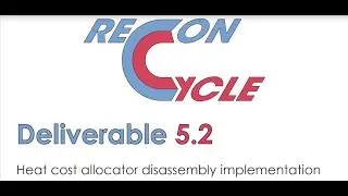 ReconCycle modular robotic workcell performing the disassembly of the Kalo 1.5 heat cost allocator