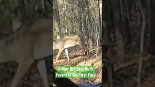🦌8 Year Old Gets Buck Fever 🦌 #buck  #whitetail  #deerhunting