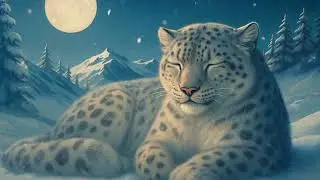 INSTRUMENTAL Himalayan Tibetan Lofi Snow Leopard Lullaby ❄️ Deep Sleep & Peaceful Dreams (1 Hour)