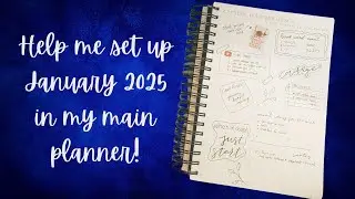 January 2025 Set up in my Catch All Planner | Plan with me | Dreambook & Planner