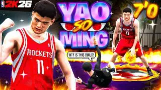 7-футовый билд полубога Яо Мина покоряет NBA2K26, и это просто безумие!!!! Лучший 7-футовый билд ...