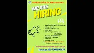 #Jobs MNC #Logskim Solutions