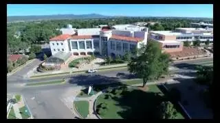 New Mexico Highlands University aerial view with a Autel X-Star Premium