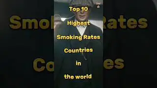 top 10 highestsmoking rates countriesin the world #worldinfo #nosmokingday #aboutworld #learn
