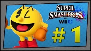 Super Smash Bros. Wii U Pac-Man Amiibo Leveling Up! #1