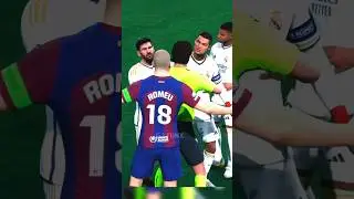 Ronaldo Angry 😡 Fight #football #fifa #gaming #trending #fc25 #shorts