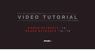 REF. 6063N Puig Frame Sliders Pro for NC750S/X 14&rsquo;- / NC700S/X 12&rsquo;-13&rsquo;