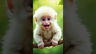 cute baby monkey smile 2#monkey​#cute​#shortfeed​ ​#shorts  #virslshorts​ #monkeyhills2k​
