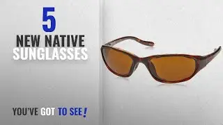 Top 10 Native Sunglasses [ Winter 2018 ]: Native Eyewear Throttle Sunglasses, Maple Tort with Brown