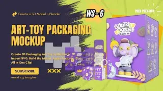 ART-TOY Packaging Mockup