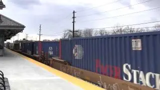 Three Freight Trains at Union NJ 3/412