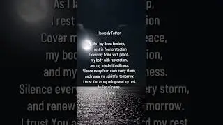 Can&rsquo;t sleep? Feeling anxious or overwhelmed? Pray this with me #SleepInPeace #PrayerOverFear #Prayer