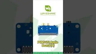 Upgrade Raspberry Pi Sound with PCM5122,Up to 384kHz Sampling Rate#waveshare #raspberrypidac