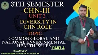 Common Global and National Environmental Health Issues part 04 Unit 02 Diversity in CHN Role BSN