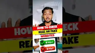 How to Check Real Or Fake Website #shorts