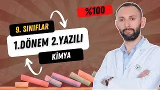 🔴💯Kimya 9. Sınıf 1. Dönem 2. Yazılıya Hazırlık - 5. Senaryo💯