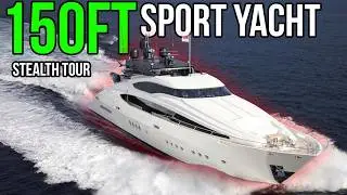 A 150′ Superyacht That Prioritizes Speed and Design | Stealth Tour