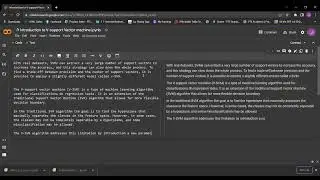 Simple V-Support Vector Machine under 7 minutes