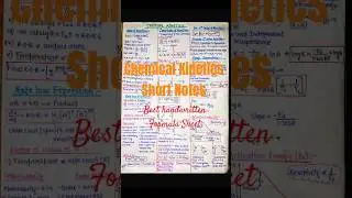 Chemical Kinetics Class 12 One shot || formula sheet || #cbse #neet #jee #boards #motivation#oneshot