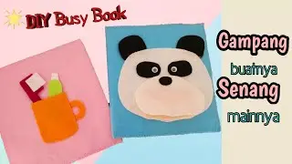 DIY BUSY BOOK | Felt Busy Book | Menggosok Gigi