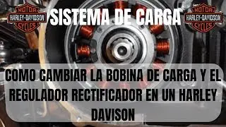 Como cambiar la Bobina de Carga y Regulador Rectificador En una Harley Davison 2006