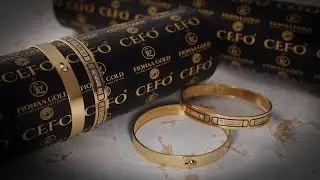 Modern Gold Bangle Design | Premium Finish | CEFO by Fionaa Gold