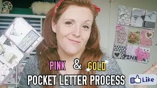 Pocket Letter process video gold & pink| PienderZ