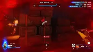 Overwatch 2 / 30s Replay / Genji / King's Row (2/3 GENIUS turbo-stomp absolutely unbelievable form)
