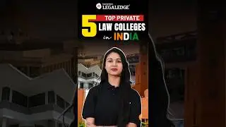 Top 5 Private Law Colleges in India Revealed! #LawCollegesIndia