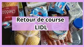Retour de courses lidl #course #budget #vlog
