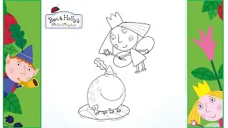 Ben Elf and Princess Holly Coloring Pages | Ben and Holly's Little Kingdom 👑