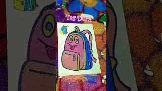 ASMR Mewarnai Tas Dora #viralreels #mewarnaidenganpasirwarna #coloringwithsand #viralshort #asmr