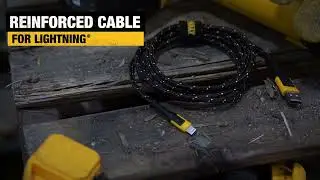 DEWALT&reg; | Lightning Reinforced Braided Cable | Mobile Accessories | 4ft - 10ft
