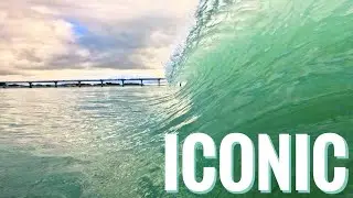 Surfing One of NZ's MOST RECOGNISABLE Beach Breaks with an EMPTY Line-Up | POV Longboarding
