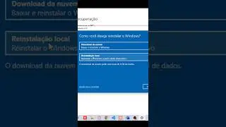 Formate seu Pc sem pendrive rapidamente #pc #formatar #limpar #removervirus #tutorial #dicas