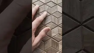 beautiful wooden mosaic design 👍