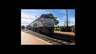 Coaster F40PH 2105 running at the Southern California railway museum! #railroad #f40ph #train