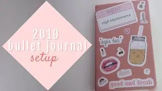 ALL ABOUT MY BULLET JOURNAL | 2019 setup (simple)
