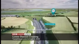 Lower Thames Crossing (tunnel) works and when they will begin (London/UK) 3/Dec/2025