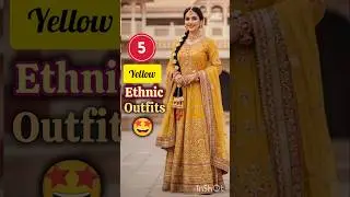 5 Yellow Haldi Ethnic Outfits #haldi #bride #partywear #yellowoutfit #yellow #ethnicwear #ethnic