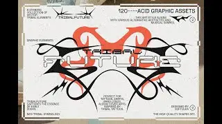 Tribal Future Y2K Graphic Pack Stock Graphics Download