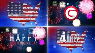 Independence Day Logo Reveal After Effects Templates
