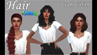Cabelos/ hair The Sims 4 Leah Lillith