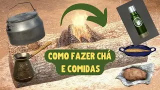 RF4 How to make tea and food in Russian Fishing 4 PT/BR