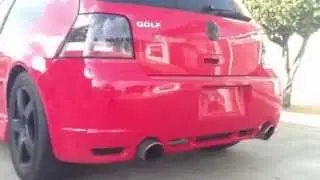 vw gti mk4 neuspeed exhaust sound