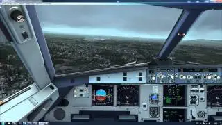 Aerosoft A319. EGPH Crosswind Landing.