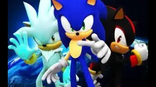 sonic silver y shadow con los models 3d